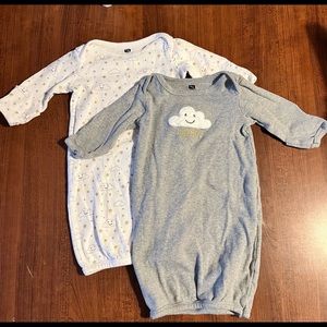 Set of 2 baby sleep gowns